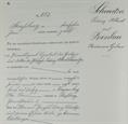 Extrait de l'acte de mariage d'Albert Schweitzer et de Marianne Hélène Bresslau, 15 juin 1912 à Strasbourg, acte consultable sur Adeloch. ADBR 4 E 482/631.