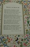 Détail de l’encadrement floral d’un poème attribué à la poétesse du XVe siècle Clotilde de Surville, Verselets à mon premier né, par Gabriel Toudouze, en 1855. - © Archives départementales du Bas-Rhin