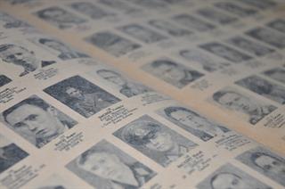 Recueil photographique des disparus du Bas-Rhin victimes de la conscription allemande de 1942 à 1945, publié par l’Association des déserteurs, évadés et incorporés de force (ADEIF), 1948 © La nuée bleue