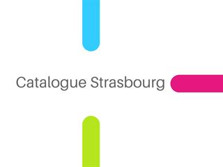 Logo catalogue de la bibliothèque site Strasbourg © Helene Both