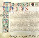 Lettre d’indulgence émise par une série de cardinaux, en faveur de l’église Saint Martin et Saint Arbogast, de Surbourg et classée sous la cote G5156/9
