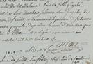 Détail d'une signature extraite du registre de déclaration de prise de nom patronymique des Juifs, Soultz-sous-Forêts, 1808. ADBR 5 E 544/2.