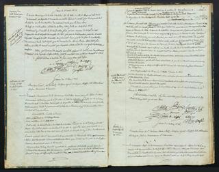 Extrait du registre des délibérations d'Andlau, 1826.Cote ADBR 8E10/124/3