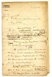 Brouillon de la proclamation faite par le préfet du Bas-Rhin le 25 février 1848, ADBR 3 M 70 - © Archives départementales du Bas-Rhin