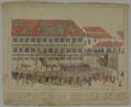 Pillage de l'Hôtel de Ville de Strasbourg Strasbourg le 22 juillet 1789, gravure sur cuivre en couleur, Devere, 1789. - © Archives départementales du Bas-Rhin.