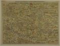 Die ander Tafel des Rheinstroms von Straβburg bisz gehn Cobolentz, gravure sur bois en couleur 1588, Sebastian Münster - © Archives départementales du Bas-Rhin