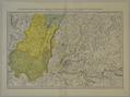 L´Alsace divisée en ses principales parties, seconde planche : La haute Alsace, le Suntgaw, partie de l'Ortenau, le Brisgaw et les quatre villes forestières. Gravure sur cuivre, Hubert Jaillot (1707). - © Archives départementales du Bas-Rhin.