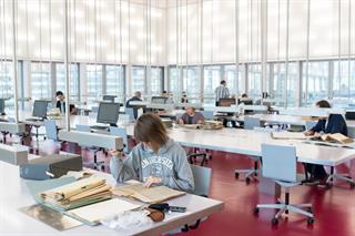 Salle de lecture des Archives départementales du Bas-Rhin. © Conseil général du Bas-Rhin, Denis Guichot.