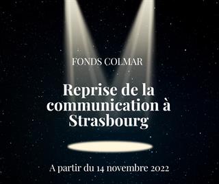 Reprise communication fonds Colmar