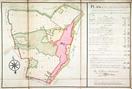 Plan du ban de la communauté de Haegen baillage de Marmoutier divisé en plusieurs cantons sous différents noms et numéros au XVIIIe siècle. ADBR C 560/140.